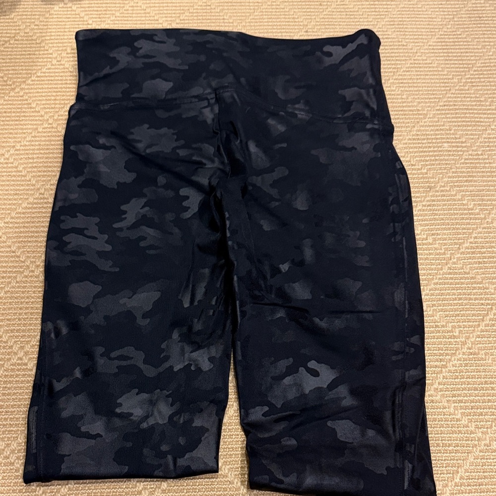 SPANX Black Camouflage Leggings size M - Picture 5 of 8